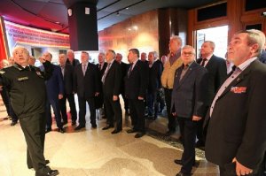 Ветераны центрального аппарата МВД России встретились в Центральном музее Великой Отечественной войны на Поклонной горе 26 апреля 2022 года