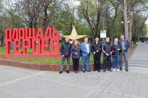Новороссийские полицейские провели экскурсию по местам боевой славы для ветеранов спорта центрального аппарата МВД России